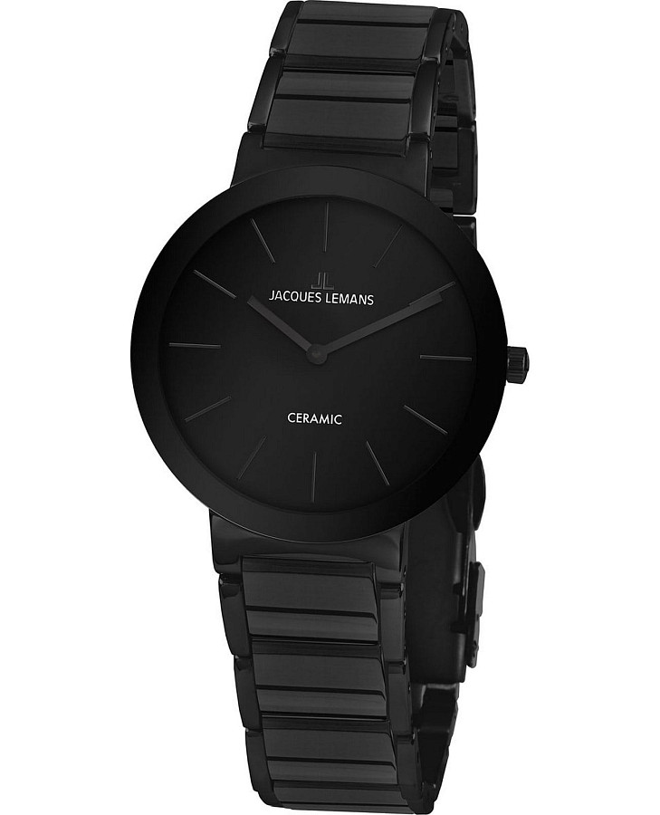 Часы Jacques Lemans High Tech Ceramic 42-7O — женские, черный