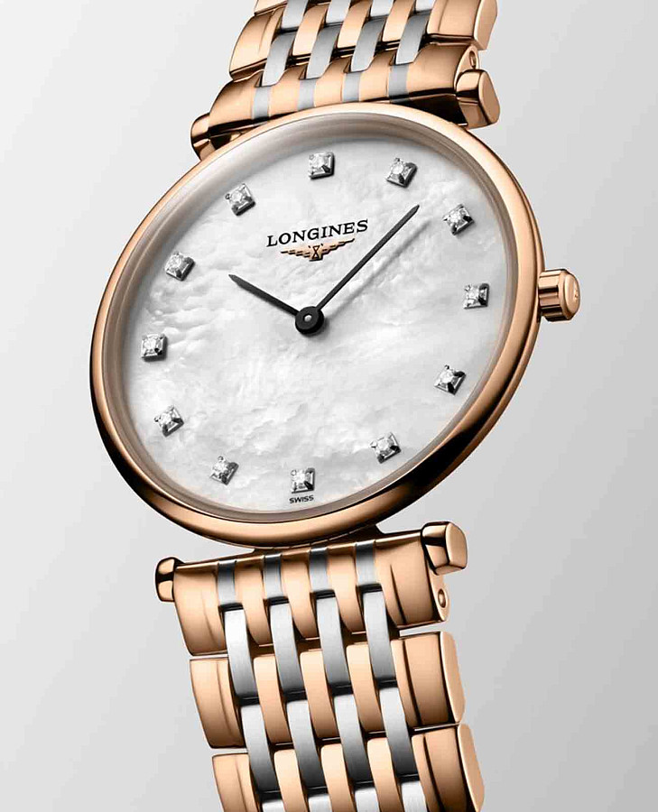 Часы Longines La Grande Classique L4.512.1.97.7 — женские, сталь c pvd покрытием