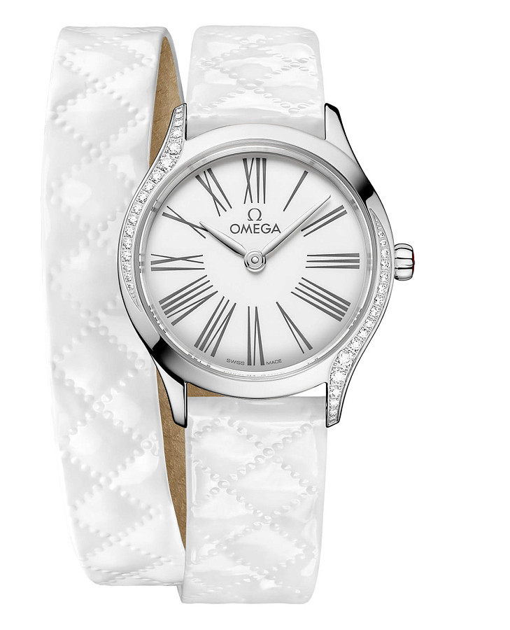 Часы Omega De Ville Mini Tresor 428.17.26.60.04.008 — женские, белый