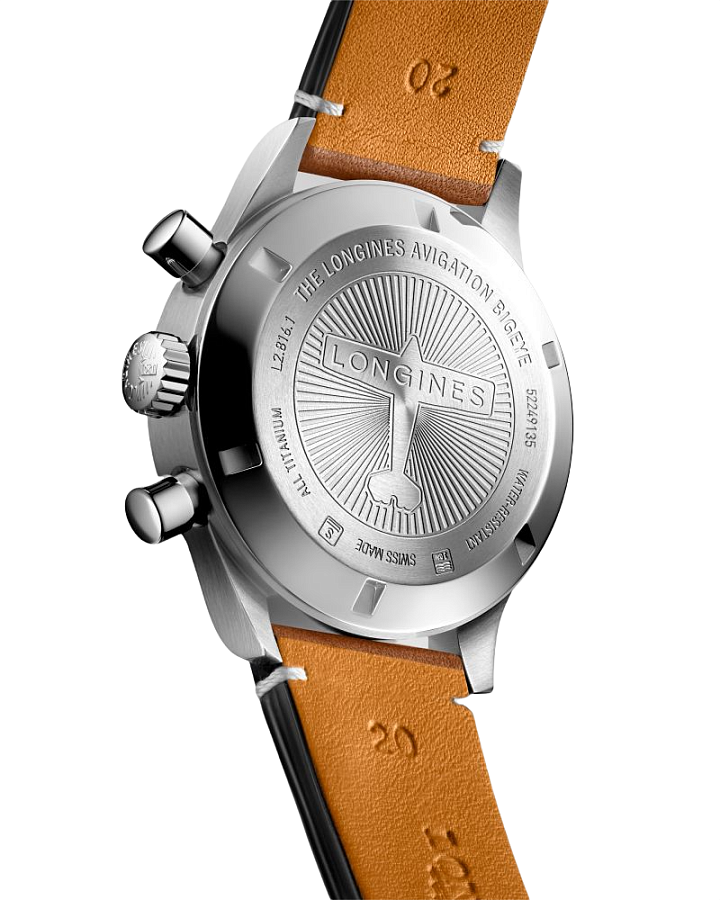Часы Longines Avigation Big Eye L2.816.1.93.2 — механические, металл сталь
