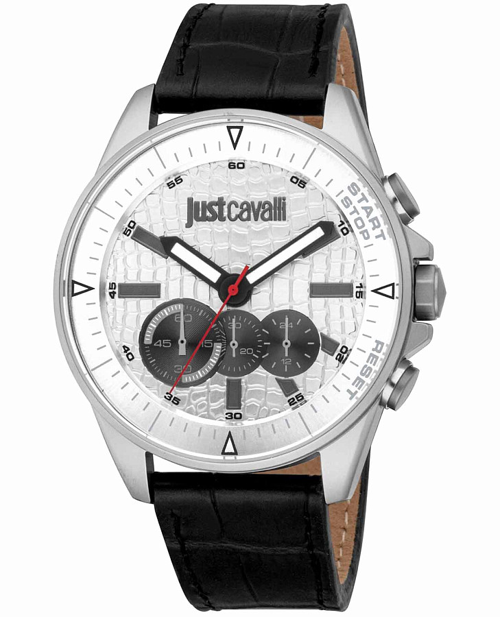 Часы Just Cavalli Leone JC1G348L0015 — мужские, серебристый