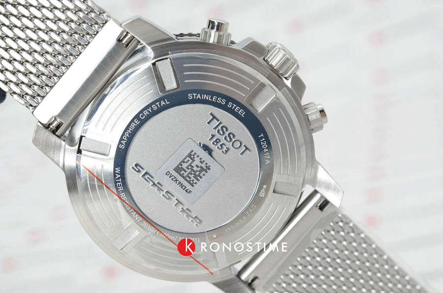 Часы Tissot Seastar 1000 Chronograph T120.417.11.091.00 — кварцевые, Швейцария, мужские