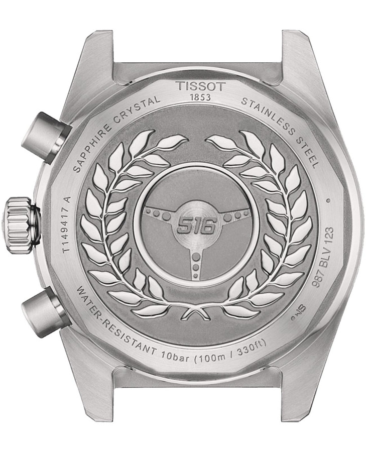 Часы Tissot PRS 516 Chronograph T149.417.11.051.00 — кварцевые, Швейцария, мужские