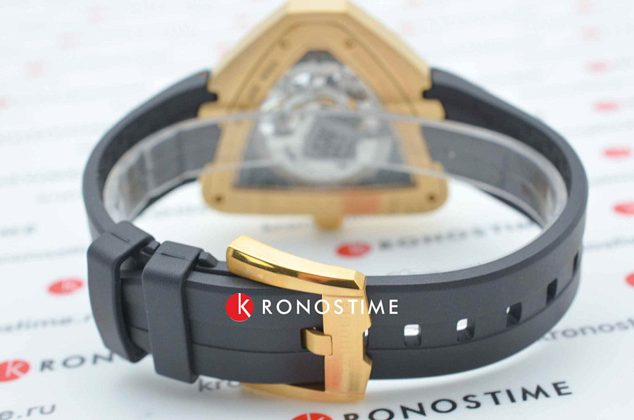 Часы Hamilton Ventura Elvis80 Skeleton Auto H24525331 — черный, механические