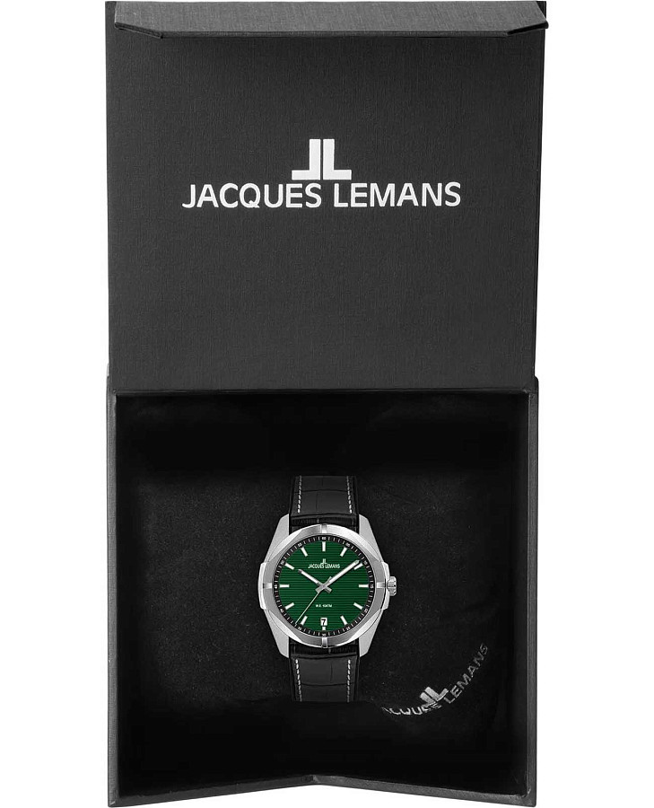 Часы Jacques Lemans Melbourne 1-2178D — кварцевые, сталь металл