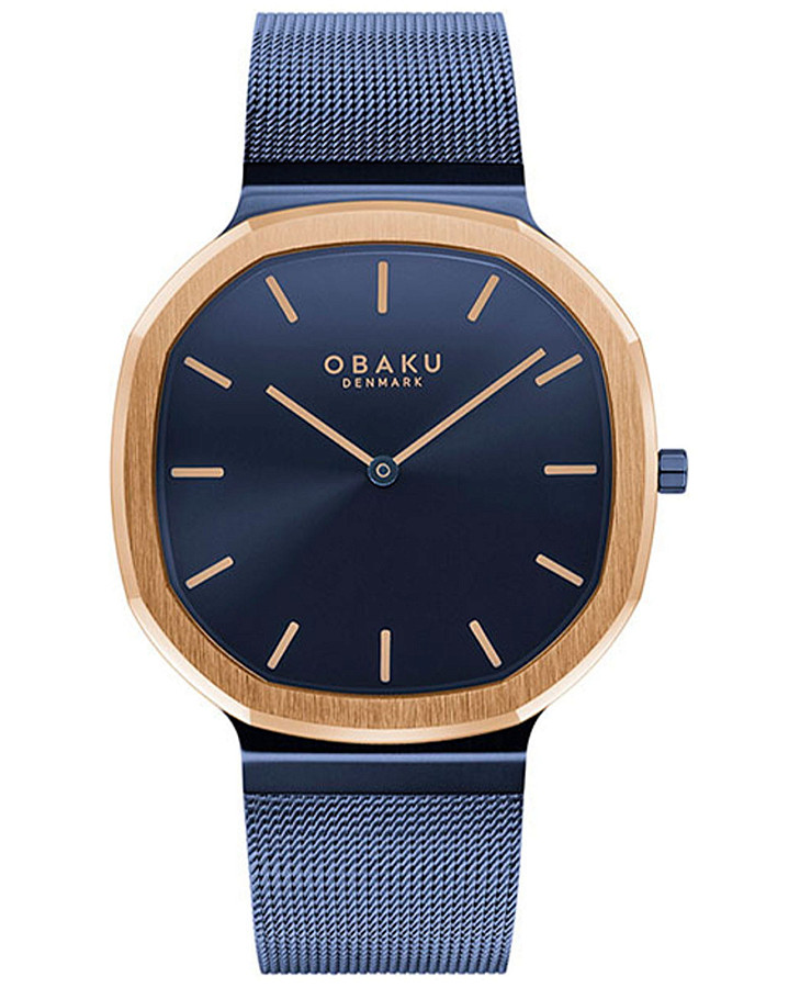 Часы Obaku Oktant V253GXSLML — мужские, синий