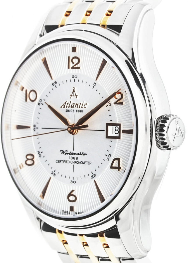 Часы Atlantic 52753.41.25RM — сталь c pvd покрытием, мужские
