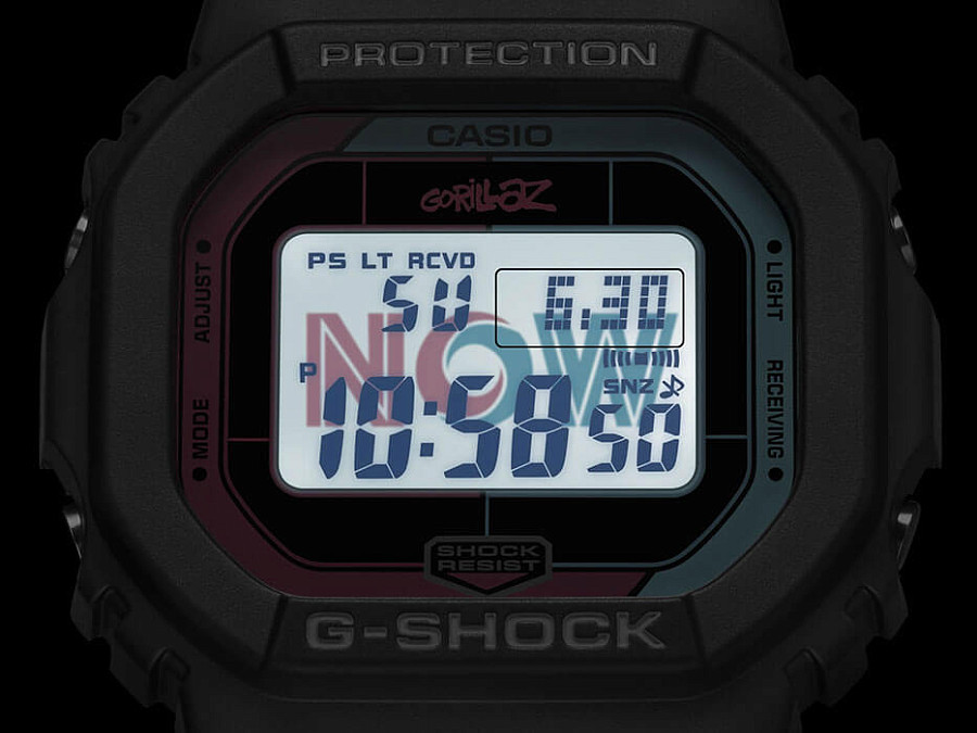 Часы Casio G-Shock x Gorillaz GW-B5600GZ-1 — мужские, разноцветный