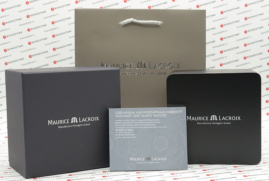 Часы Maurice Lacroix Pontos Chronograph PT6388-SS001-330-1 — механические, Швейцария, мужские
