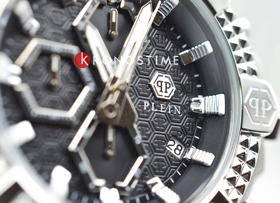 Часы Philipp Plein The $kull Chrono PWWFA0425 — нержавеющая сталь, мужские