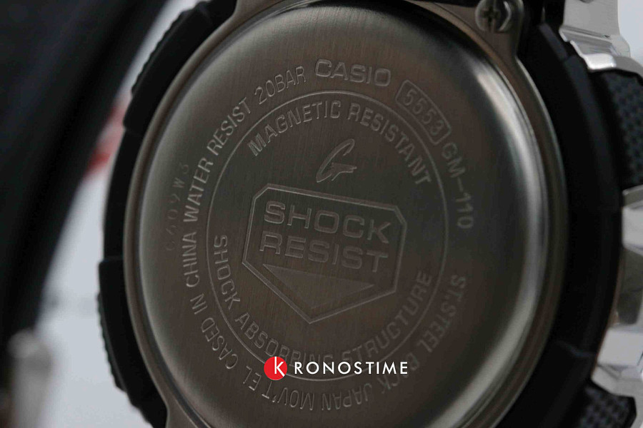 Часы Casio G-Shock GM-110-1AER (GM-110-1A) — сталь пластик, Япония