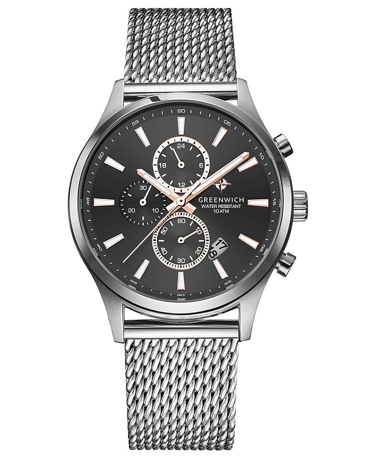 Часы Greenwich Navigator GW 053.19.34 — мужские, серый