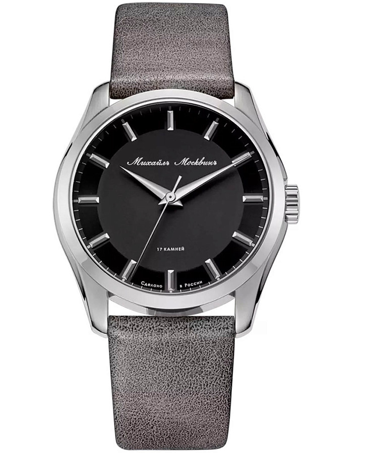 Часы Михаил Москвин Classic 1293B1L2 — мужские, черный