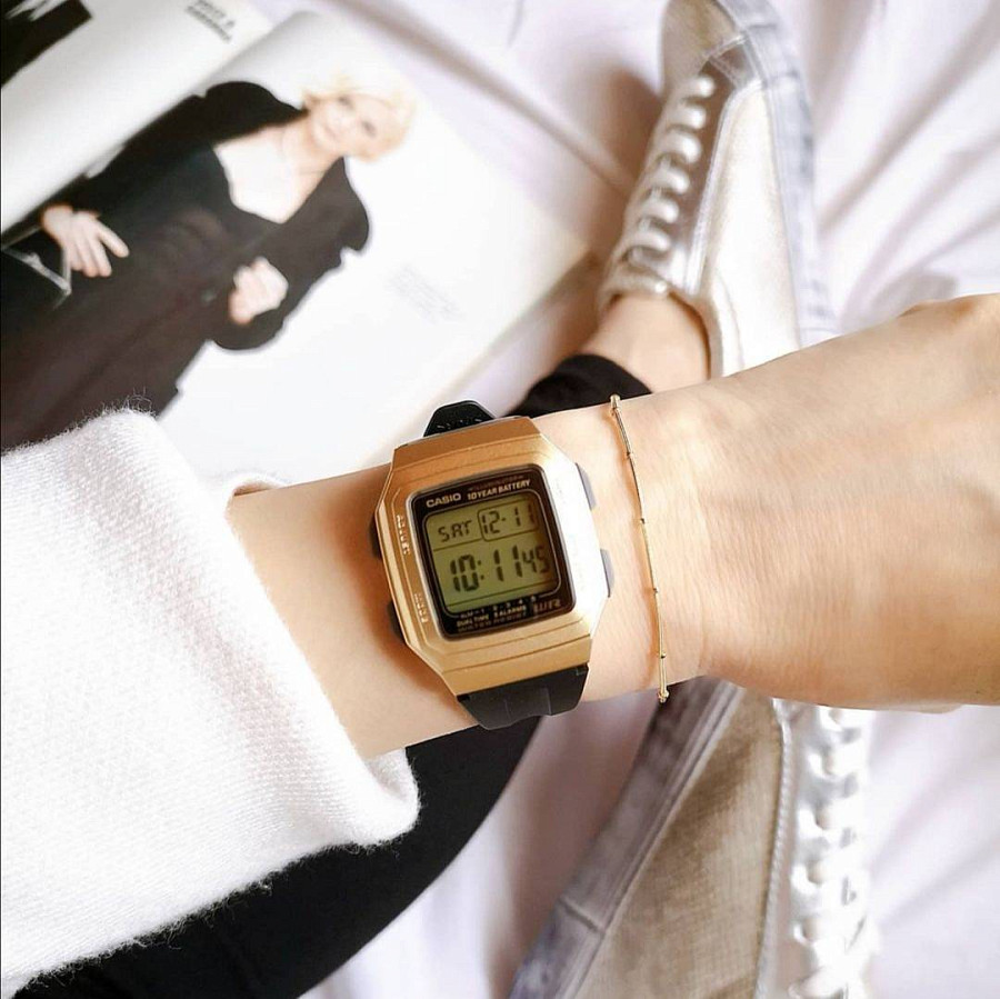 Часы Casio Collection F-201WAM-9A — кварцевые, пластик
