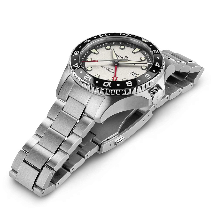 Часы Hamilton Khaki Navy Scuba Automatic GMT 43mm H82555150 — артикул H82555150