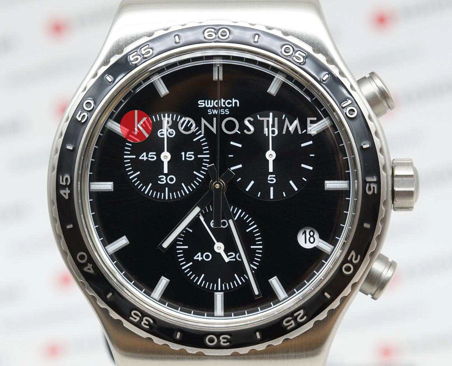 Часы Swatch I New Chrono YVS495G — сталь металл, Швейцария