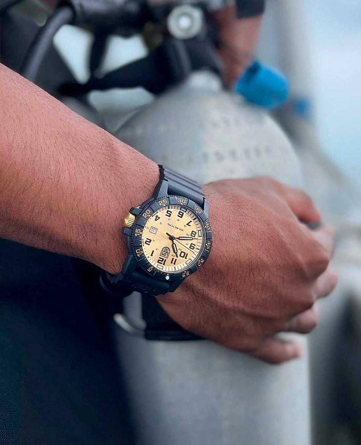 Часы Luminox Leatherback SEA Turtle Giant XS.0325.GP — Швейцария, мужские