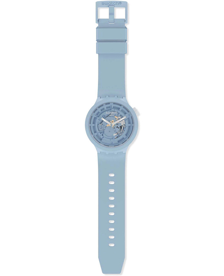 Часы Swatch Big Bold Bioceramic Lacquered SB03N100 — мужские, силикон