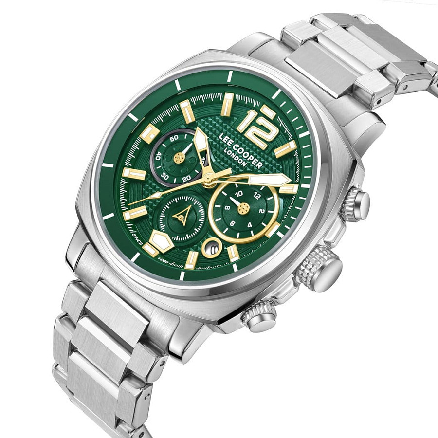 Часы Lee Cooper LC08194.370 — кварцевые, суперметалл металл