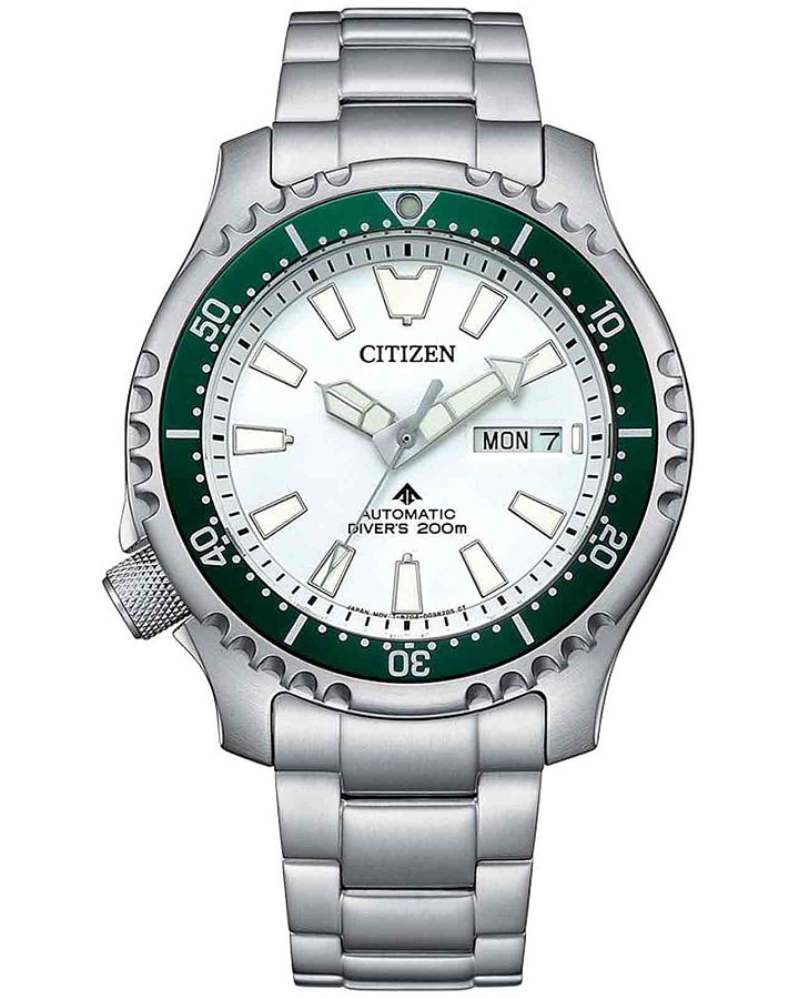 Часы Citizen Promaster NY0168-64A — мужские, белый
