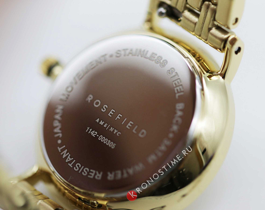 Часы Rosefield The Small Edit SCGSG-S05 — золотистый, металл сталь