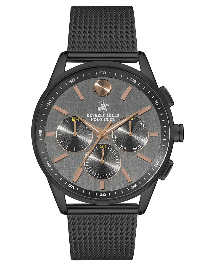 Часы Beverly Hills Polo Club BP3263X.660 — мужские, серый