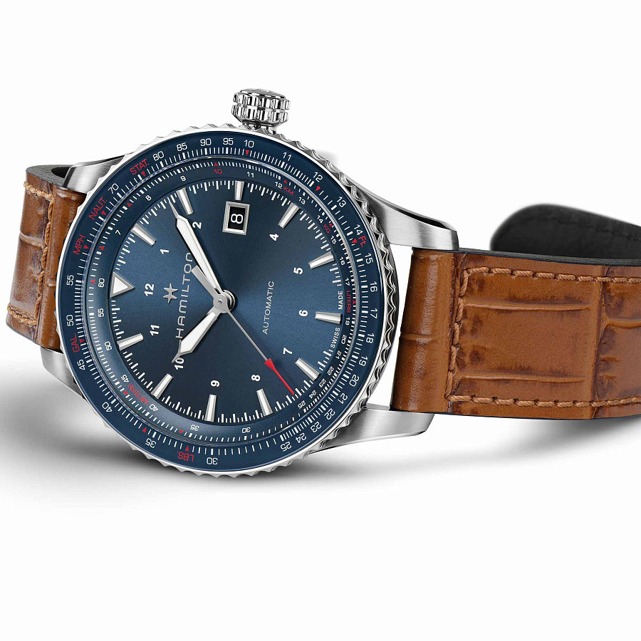 Часы Hamilton Khaki Aviation Converter Auto H76645540 — сталь металл, Швейцария