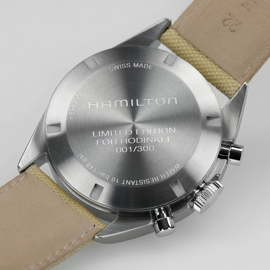 Часы Hamilton Khaki Aviation Pilot Pioneer Mechanical Chrono Limited Edition H89429930 — механические, металл