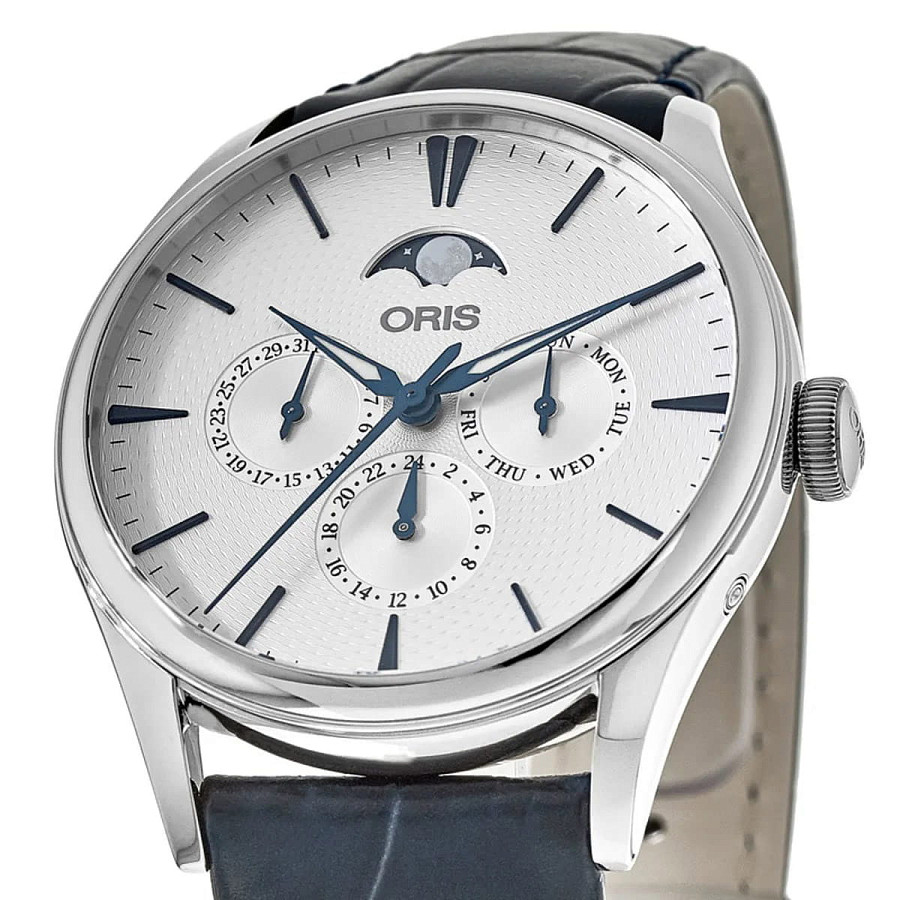 Часы Oris Artelier Complication 01 781 7729 4051-07 5 21 66FC — кожаный, мужские