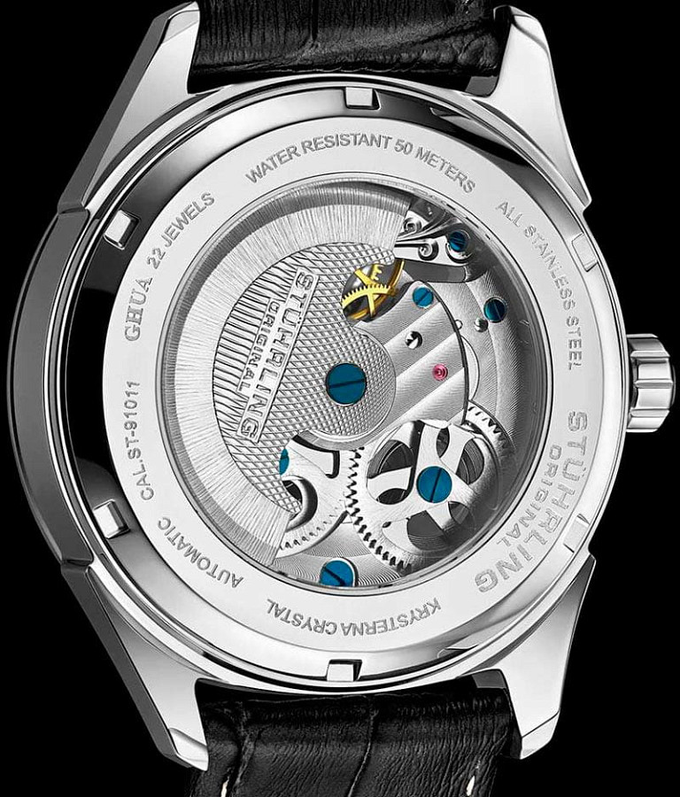 Часы Stuhrling Legacy 943A.01 — кожаный, мужские