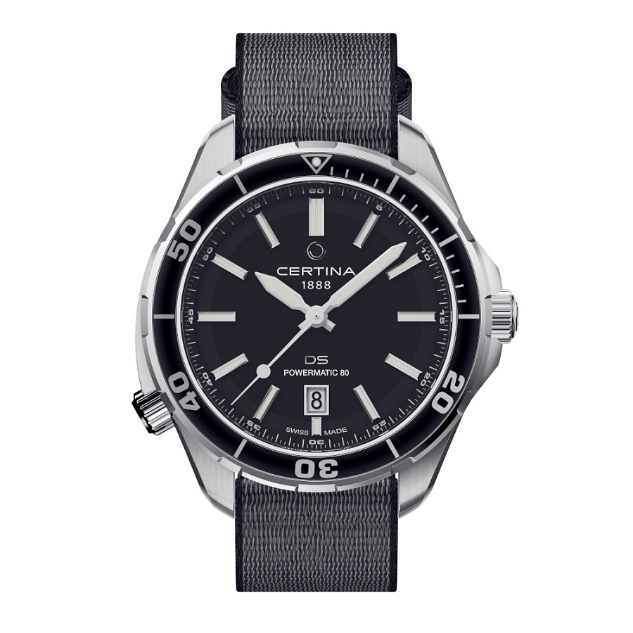 Часы Certina DS+ C041.407.19.051.00 — мужские, серебристый