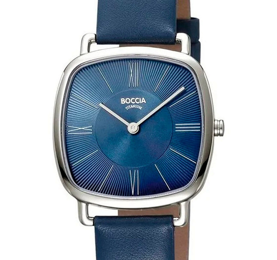 Часы Boccia Titanium 3370-02 — кварцевые, титан
