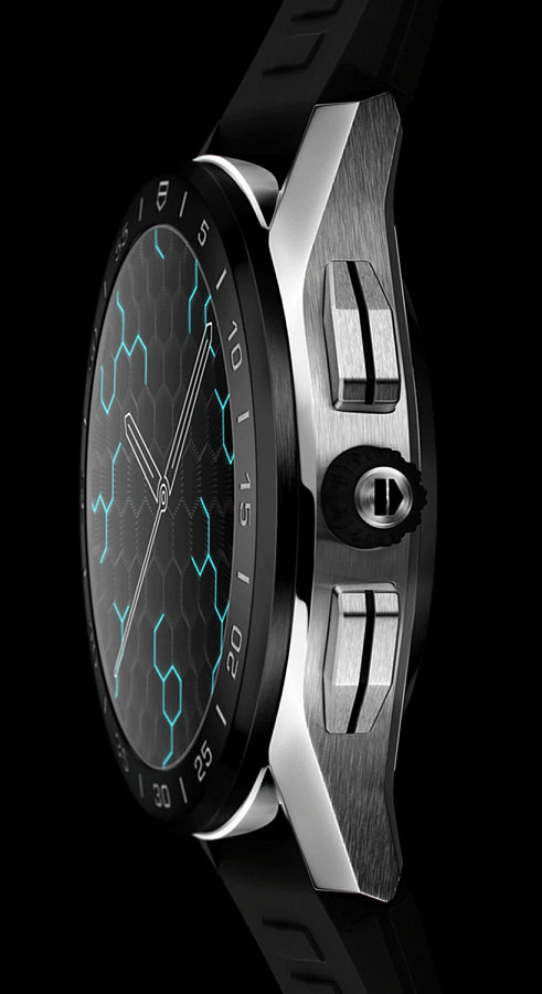 Часы TAG Heuer Connected Calibre E3 - 45 mm SBG8A10.BT6219 — черный, керамика металл сталь