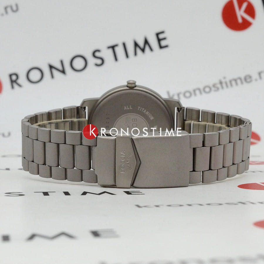 Часы Boccia Titanium 3630-01 — титановый, мужские