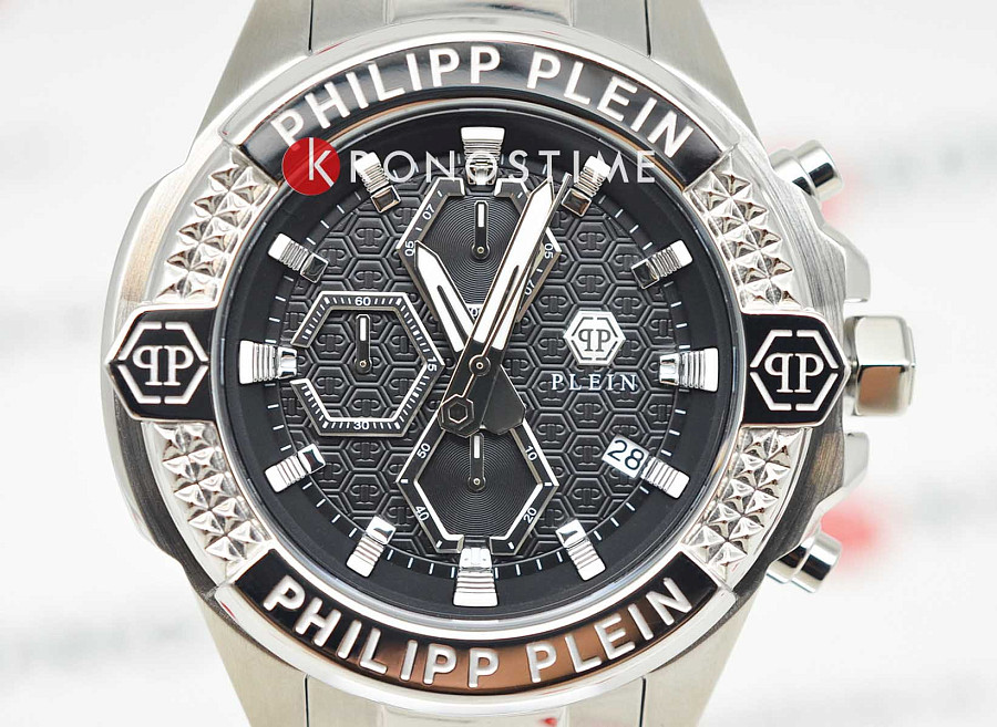 Часы Philipp Plein The $kull Chrono PWWFA0425 — металл сталь, Германия