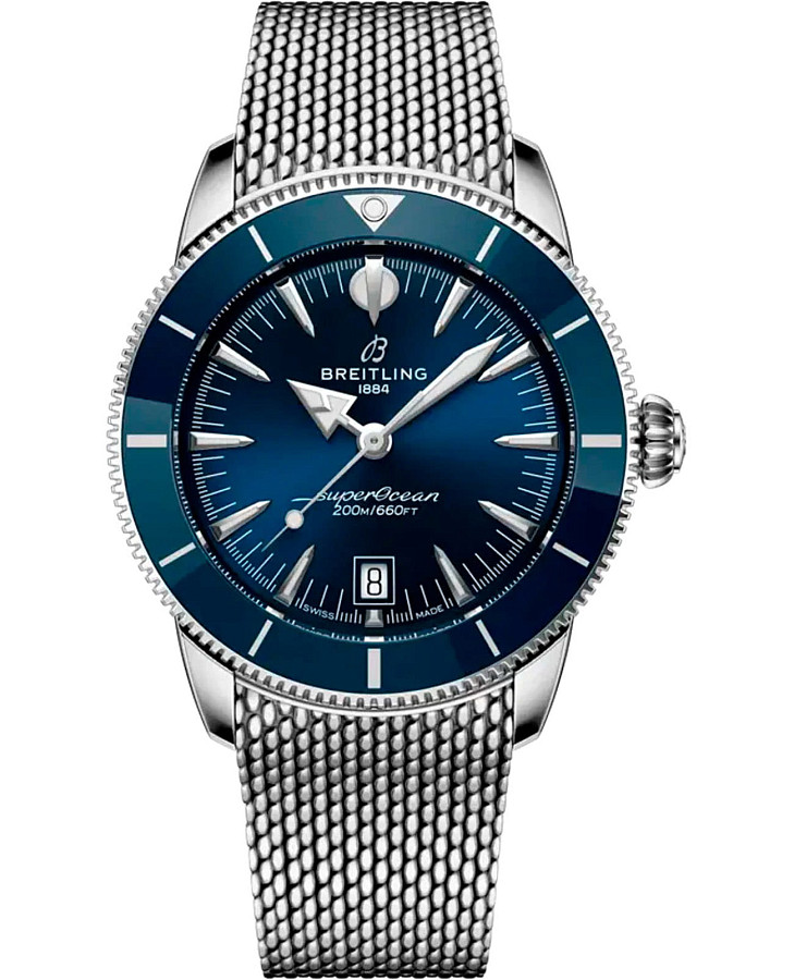 Часы Breitling Superocean Heritage B31 Automatic 42 AB3111161C1A1 — мужские, синий
