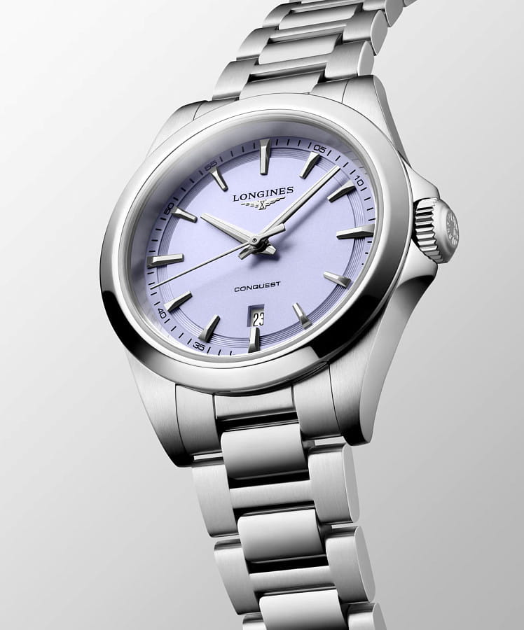 Часы Longines Conquest 30 mm L3.350.4.02.6 — сталь металл, Швейцария