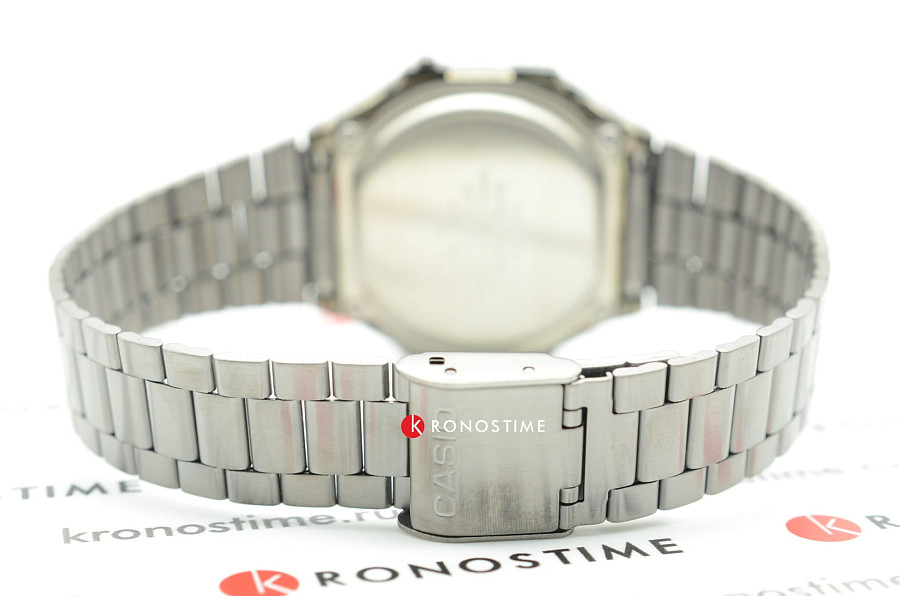 Часы Casio Collection A168WGG-1BDF (A168WGG-1B) — черный, пластик