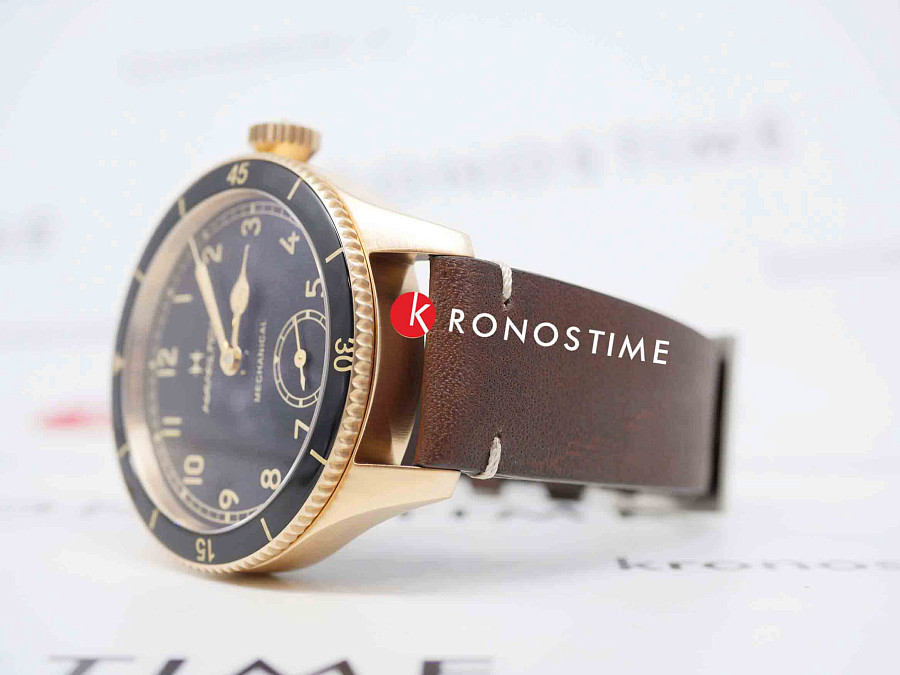 Часы Hamilton Khaki Aviation Pilot Pioneer Bronze H76709530 — титан бронза, Швейцария