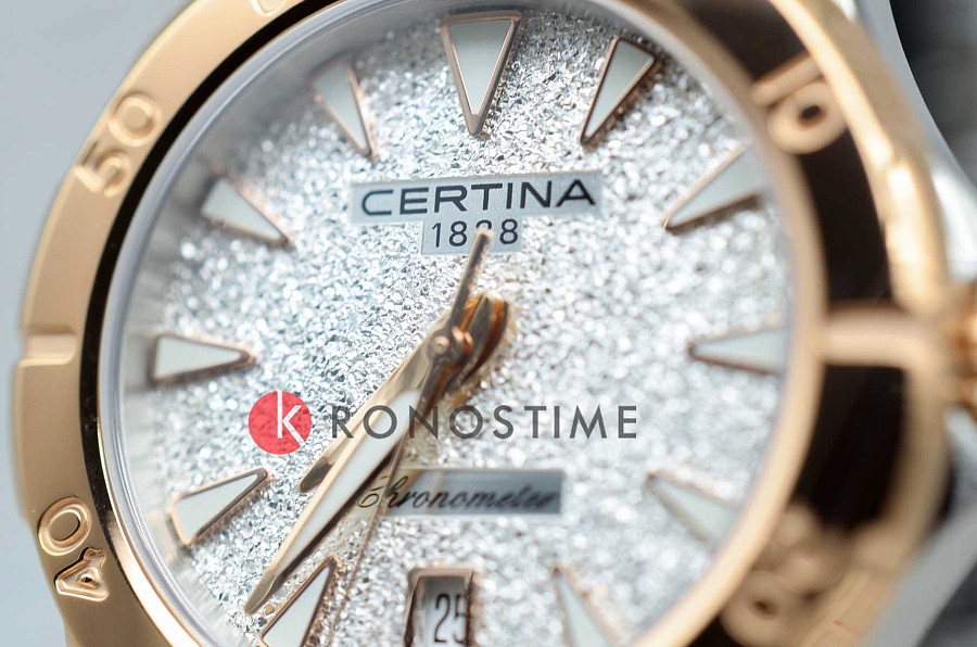 Часы Certina DS Action Lady C032.951.22.031.00 — нержавеющая сталь с pvd-покрытием, женские