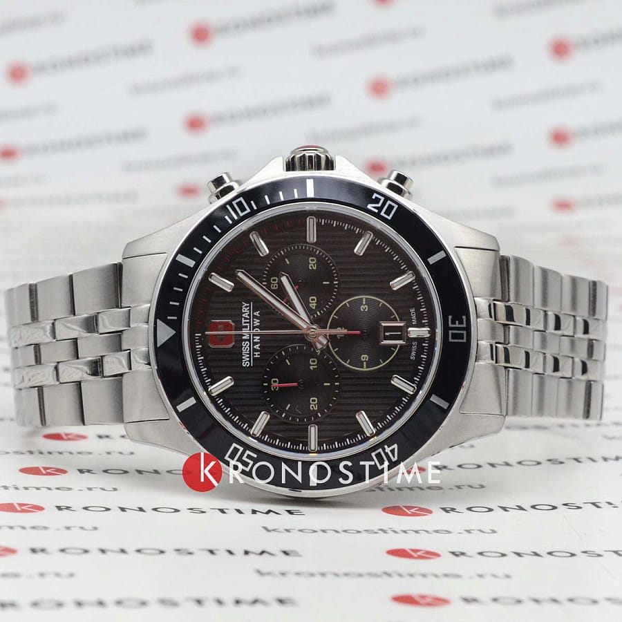 Часы Swiss Military Hanowa Flagship SMWGI0007601 — кварцевые, металл сталь