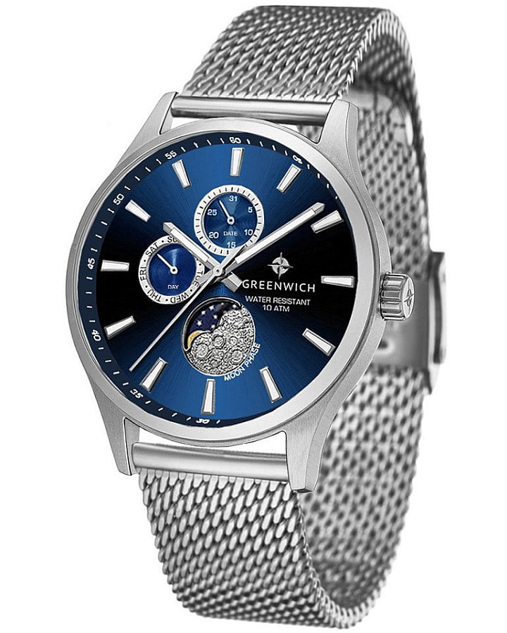 Часы Greenwich Moon Walker GW 058.19.36 — Англия, кварцевые