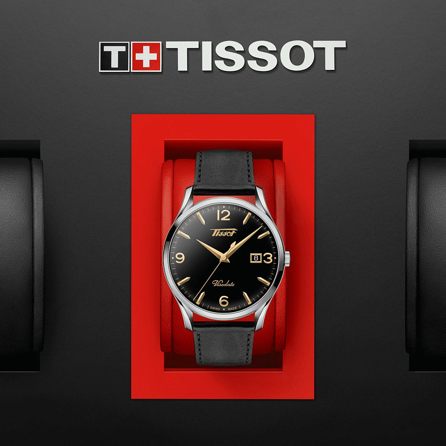 Часы Tissot Heritage Visodate T118.410.16.057.01 — Швейцария, кварцевые