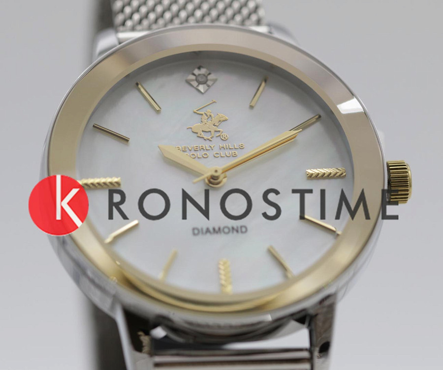Часы Beverly Hills Polo Club BP3734C.220 — кварцевые, металл сталь