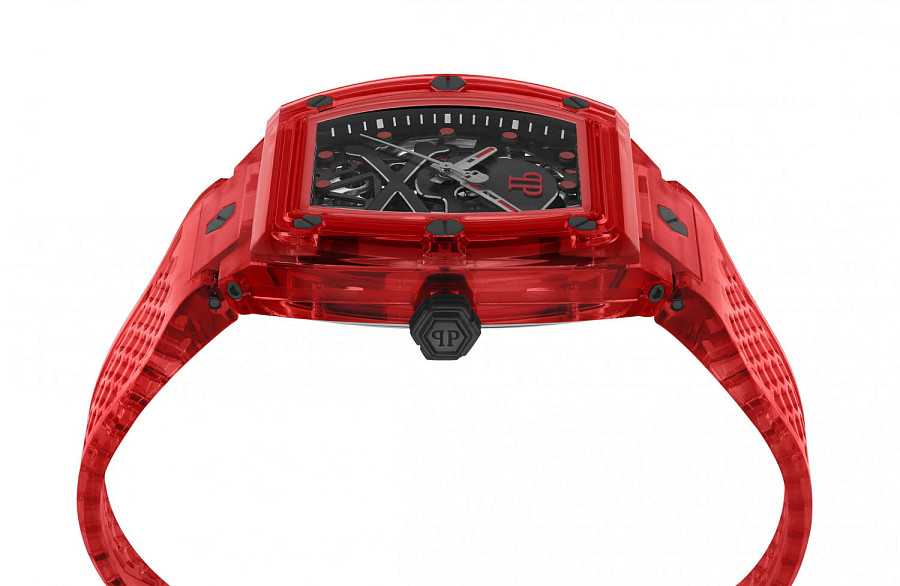 Часы Philipp Plein $keleton Crystal PWPTA0224 — механические, пластик