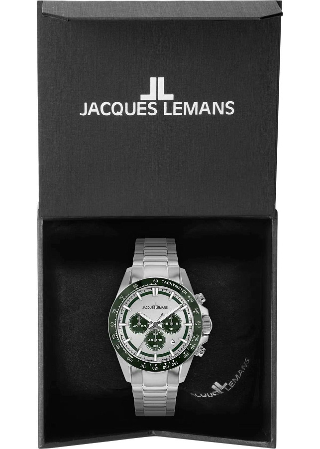 Часы Jacques Lemans Liverpool Diver 1-2207E — мужские, нержавеющая сталь