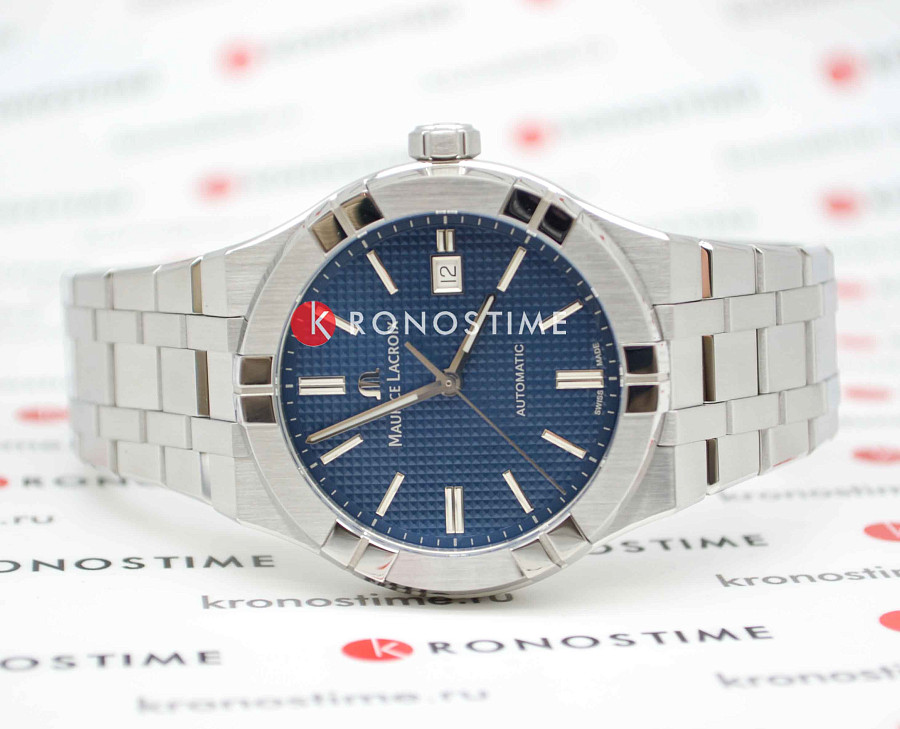 Часы Maurice Lacroix Aikon Automatic AI6008-SS00F-430-C — механические, металл сталь