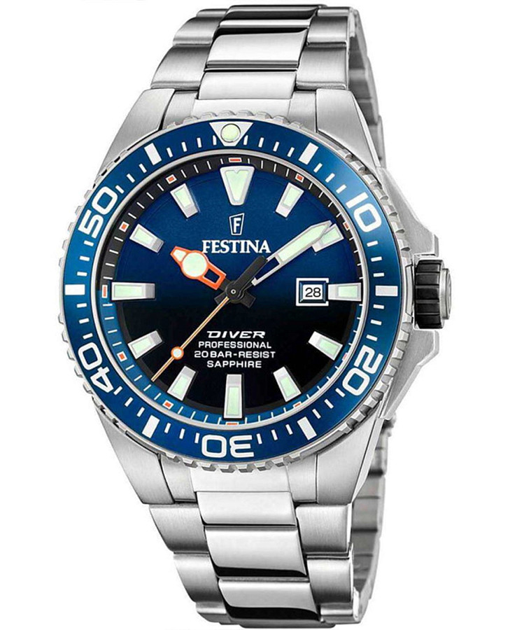 Часы Festina The Originals F20663/1 — мужские, синий