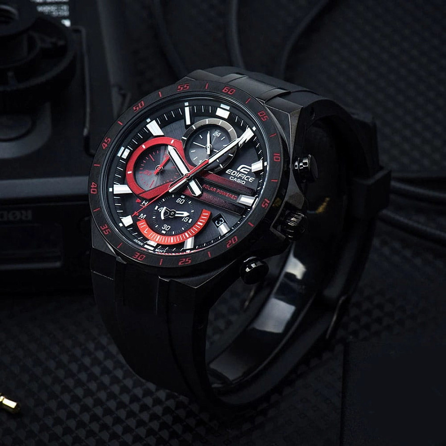 Часы Casio Edifice EQS-920PB-1A — кварцевые, металл сталь