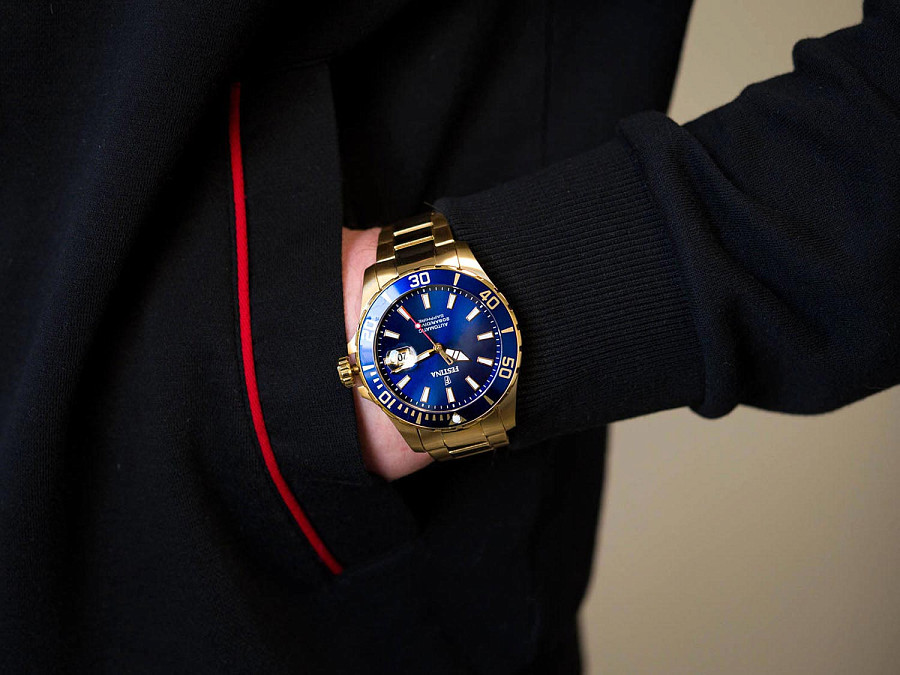 Часы Festina Automatic F20533/1 — механические, сталь металл